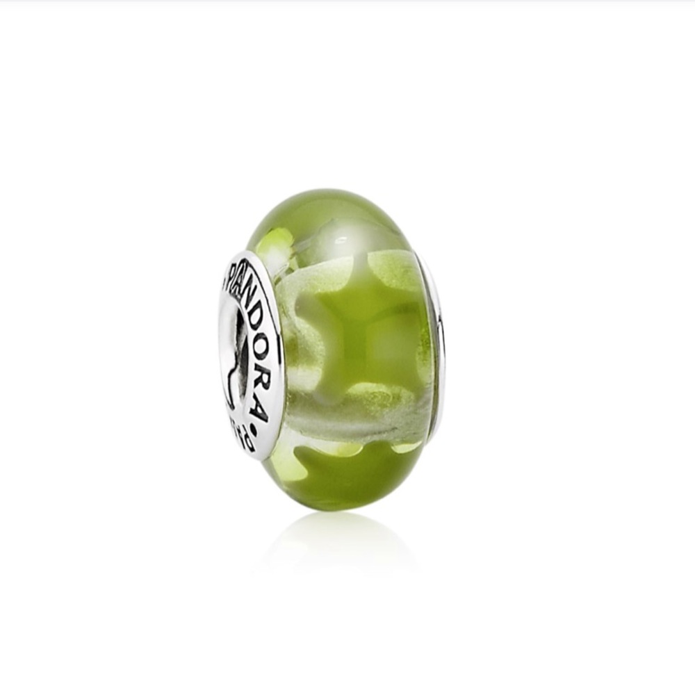Pandora Green Star Murano